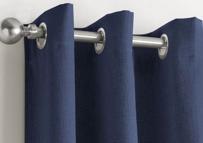 Vogue Eyelet, Navy - Ready Made Curtains - Image 9